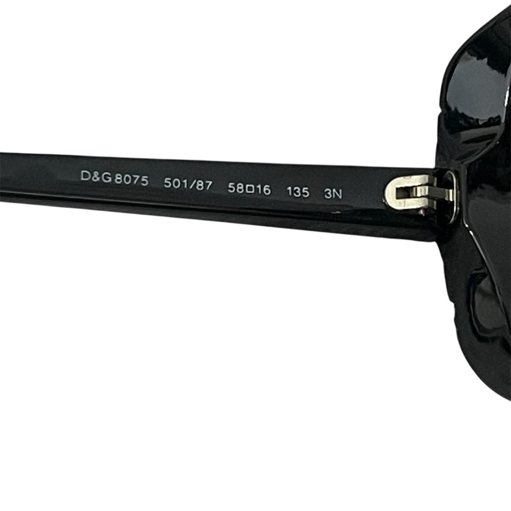 Dolce & Gabanna Black Butterfly Frame Sunglasses - Picture 7 of 10